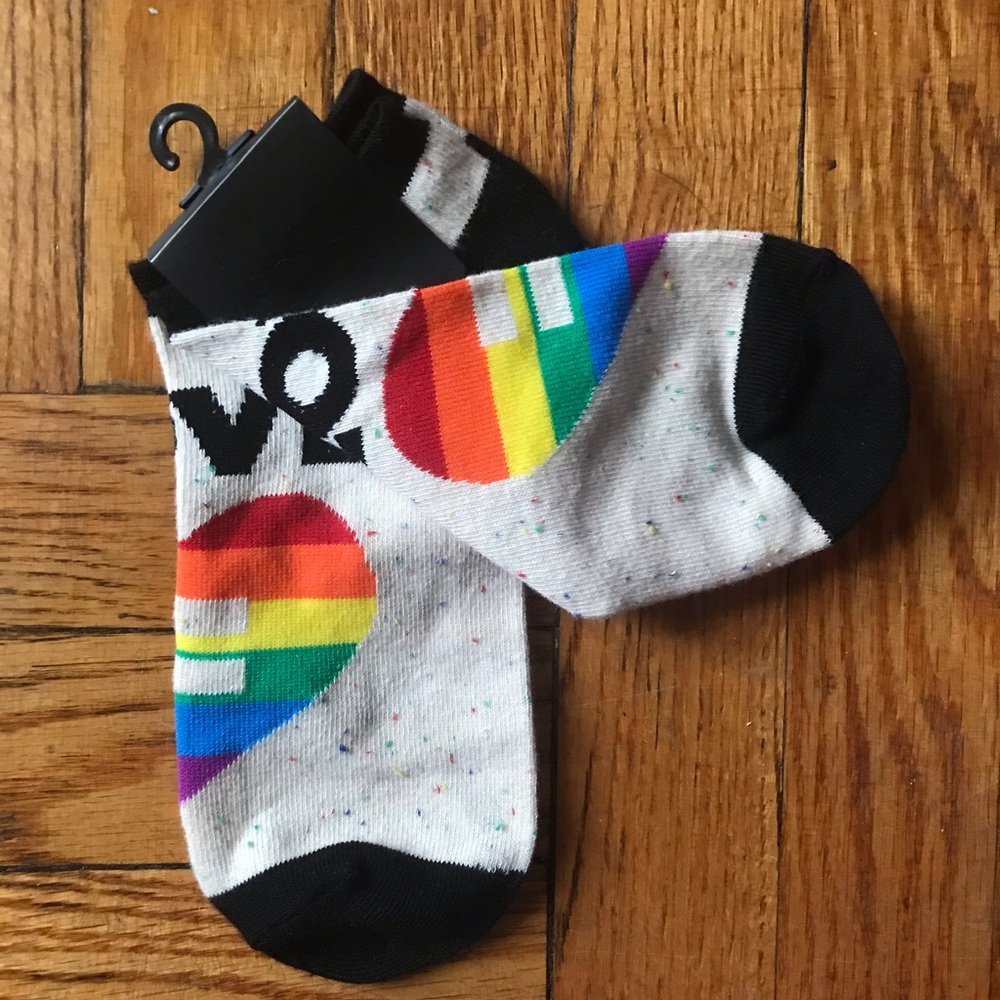 Pride Love Equal Rainbow Ankle Socks